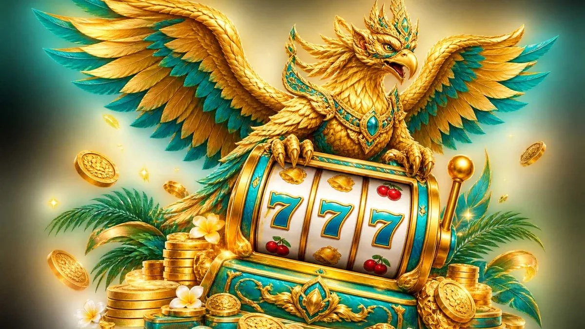 Sosok penjaga bersayap sebagai karakter naga di slot